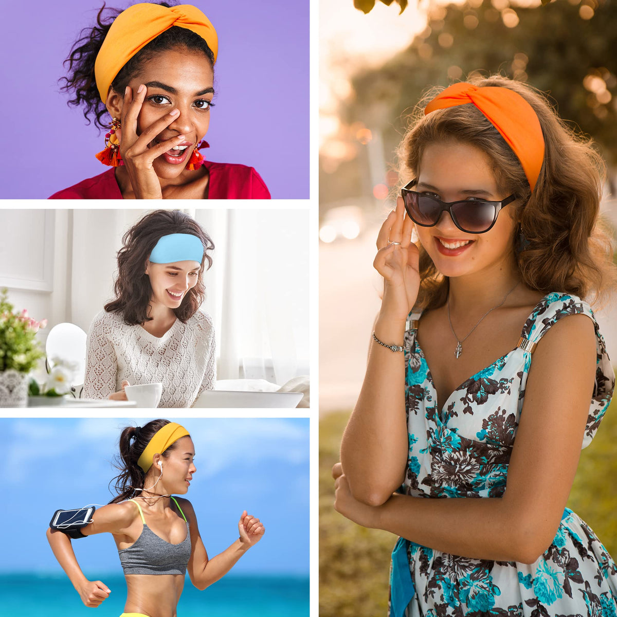 FEQO fashion-forward headbands for events add color and polish.