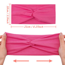 FEQO twist headband back flat for sleek versatile styling