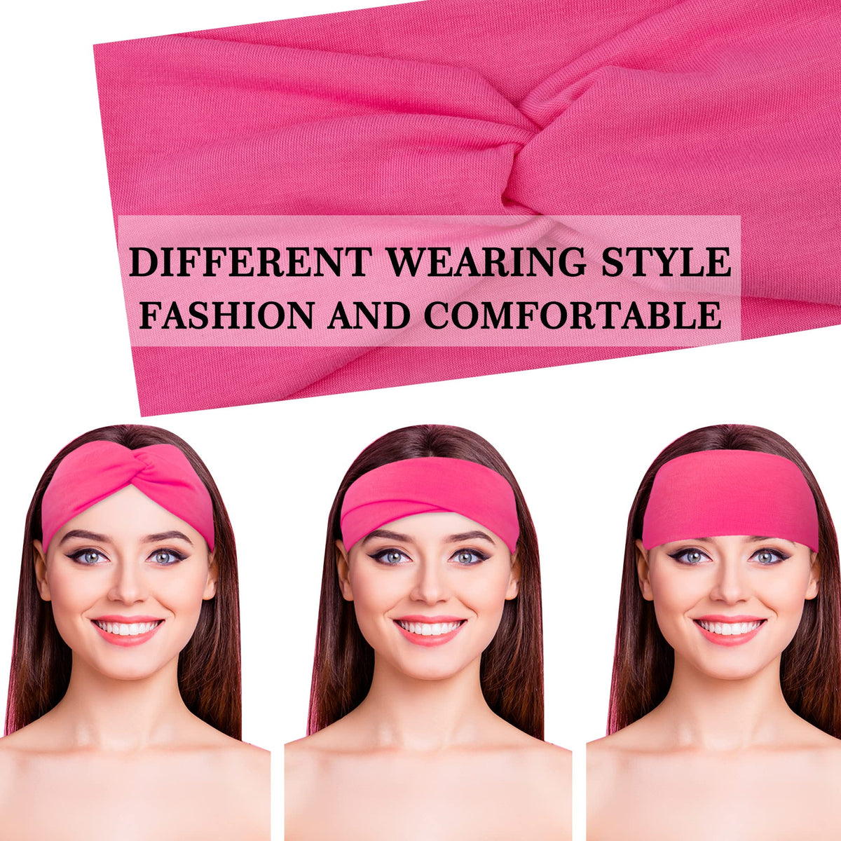 FEQO headband at yoga or events adds elegant flair.