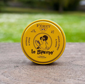 Feret Parfumeur hydrating balm glides onto lips and skin with a silky feel.