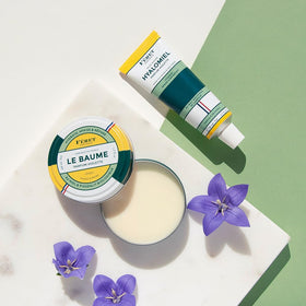 Feret Parfumeur Le Baume Violette travel tin packaging display