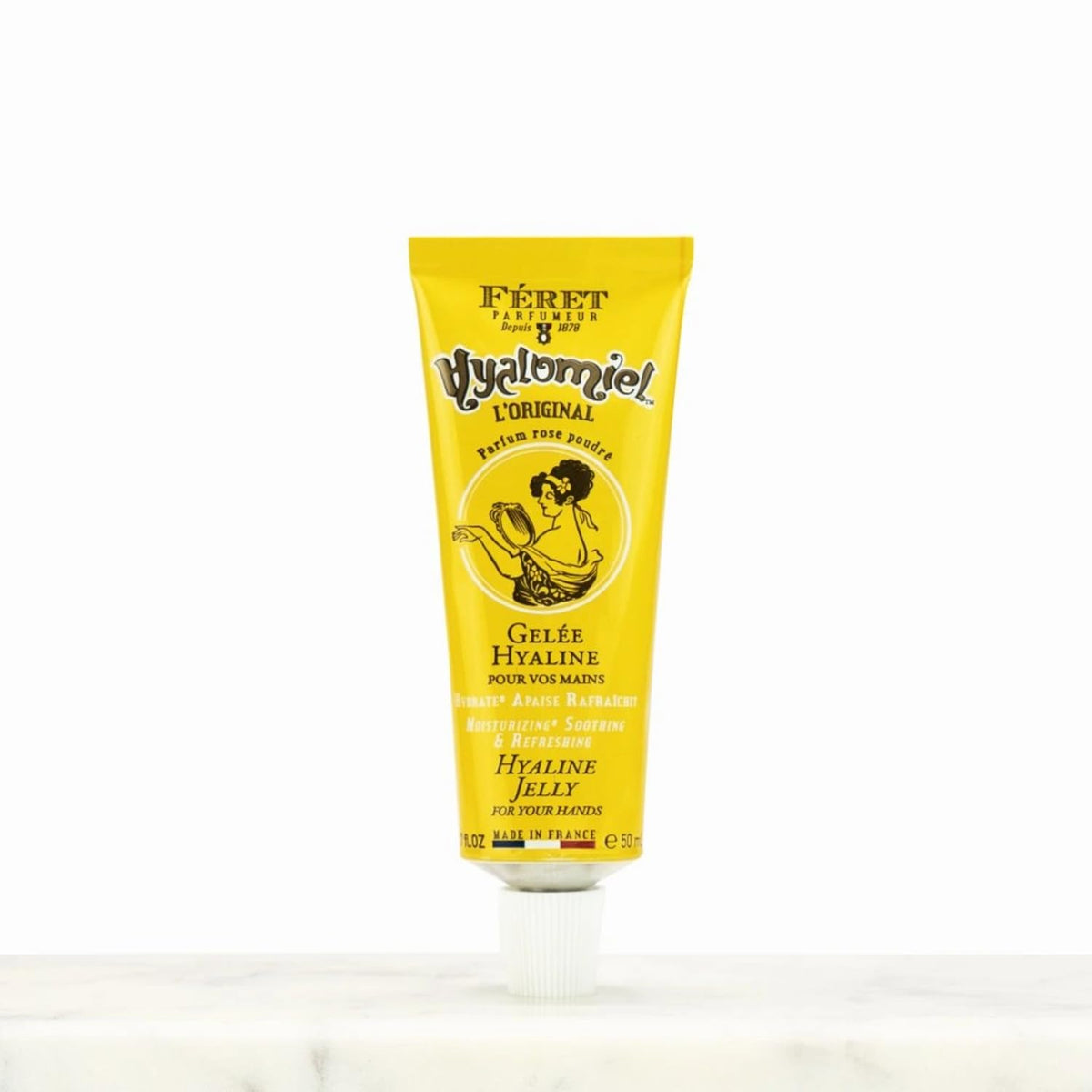 Feret Parfumeur Le Hyalomiel Gel texture close-up showing silky, quick-absorbing moisture