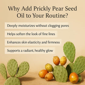 FERIHA prickly pear seed oil texture aids facial and décolleté care routines.