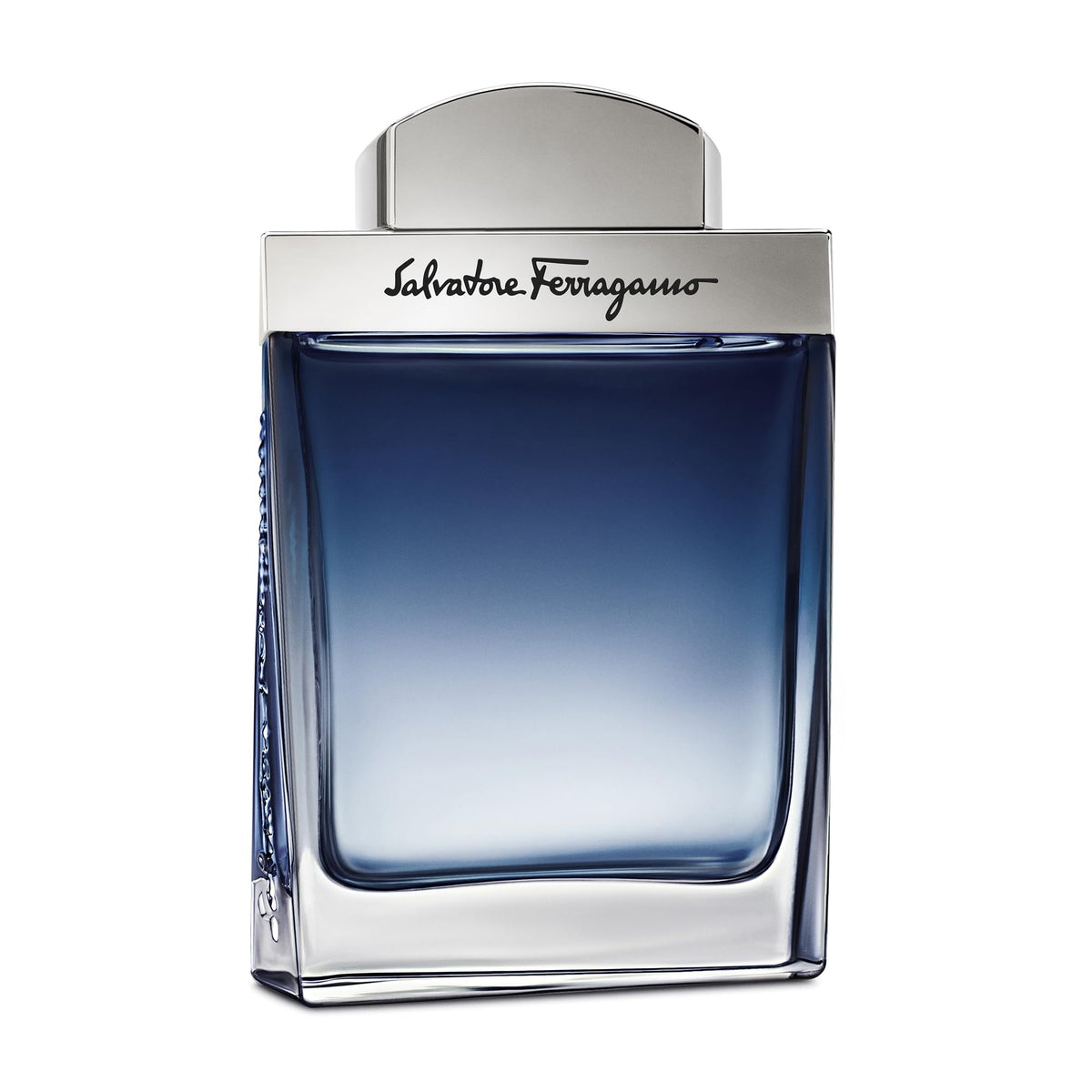 Ferragamo Subtil bottle with silver accents, ideal for daily grooming rituals