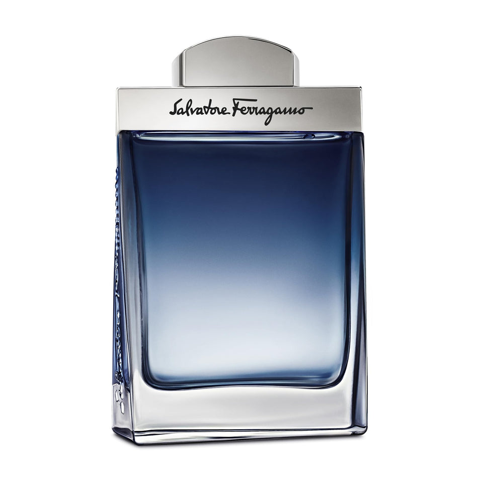 Ferragamo Subtil bottle with silver accents for refined evenings