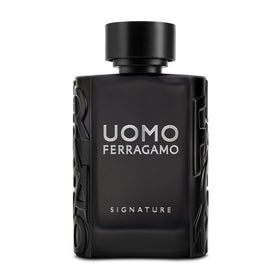 Ferragamo Uomo Signature bottle front view for confident daytime wear.