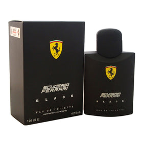 Ferrari Scuderia Black bottle front view, ideal for evening wear with a refined masculine scent