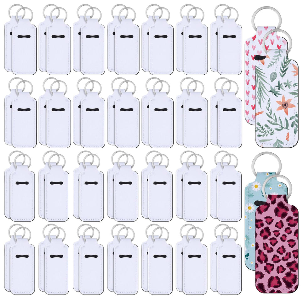 Ferreve lipstick holder keychain in neoprene, compact and durable for daily touch-ups.