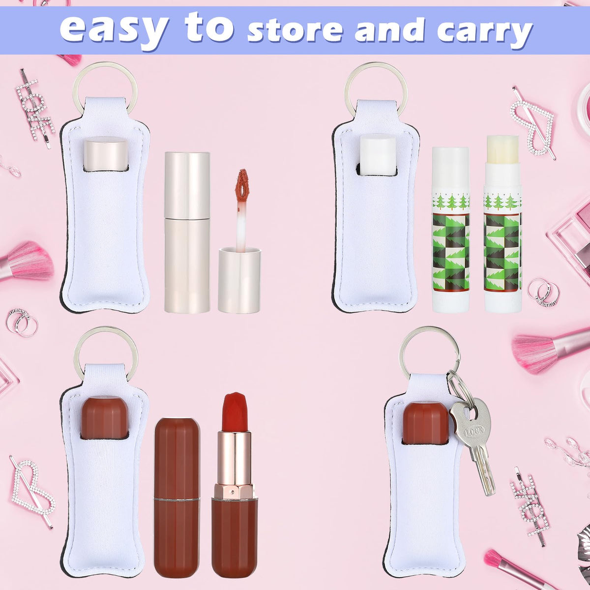 Ferreve travel-friendly lip balm holder, slim and easy to carry.