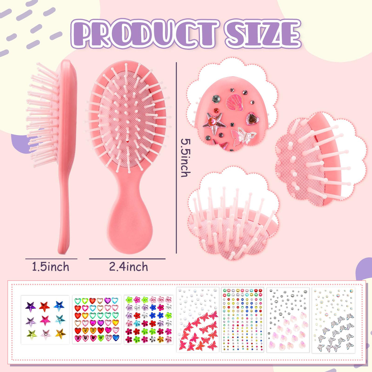 Ferrochef gem sticker sheets add sparkle to brushes and notebooks