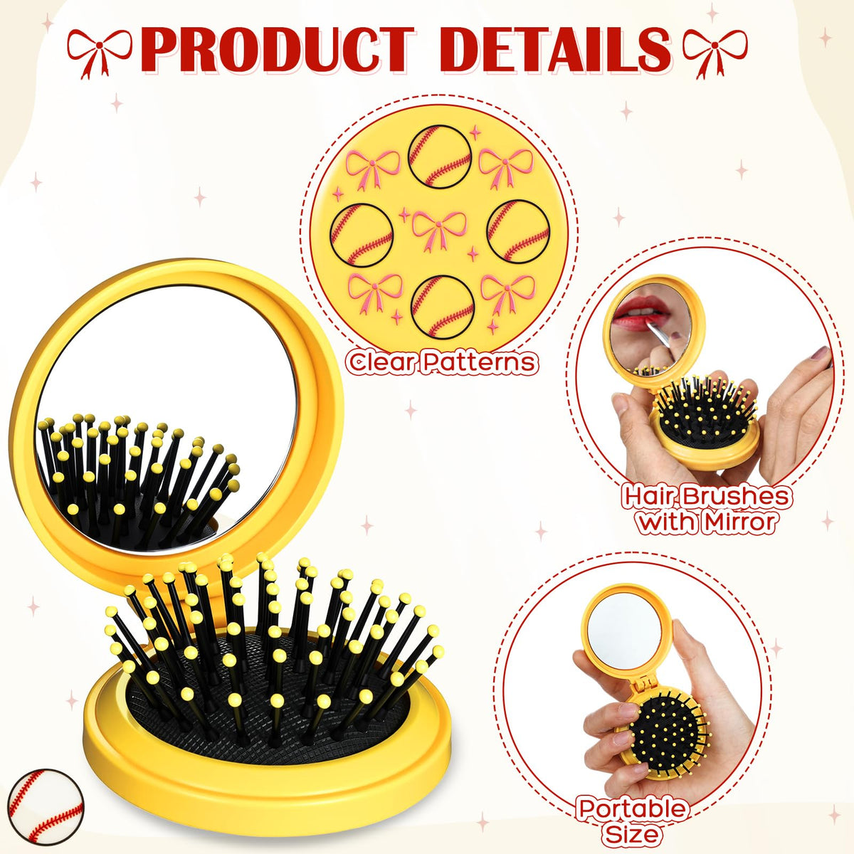 Ferrochef 12-pack mini brushes in gift-ready packaging for softball teams.