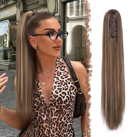 FESHFEN claw ponytail clip-in for quick, secure everyday styling.