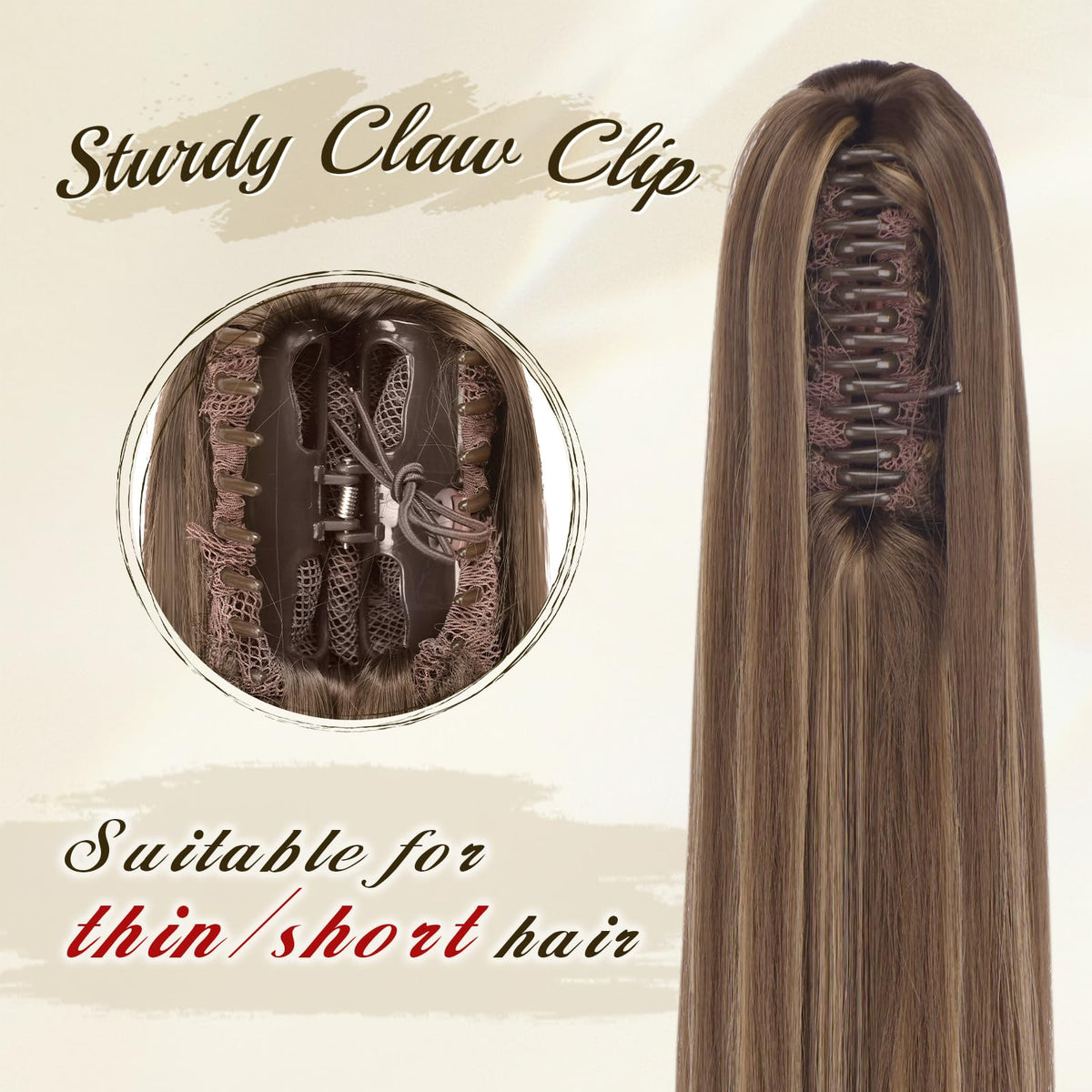FESHFEN honey blonde mixed color blends naturally.