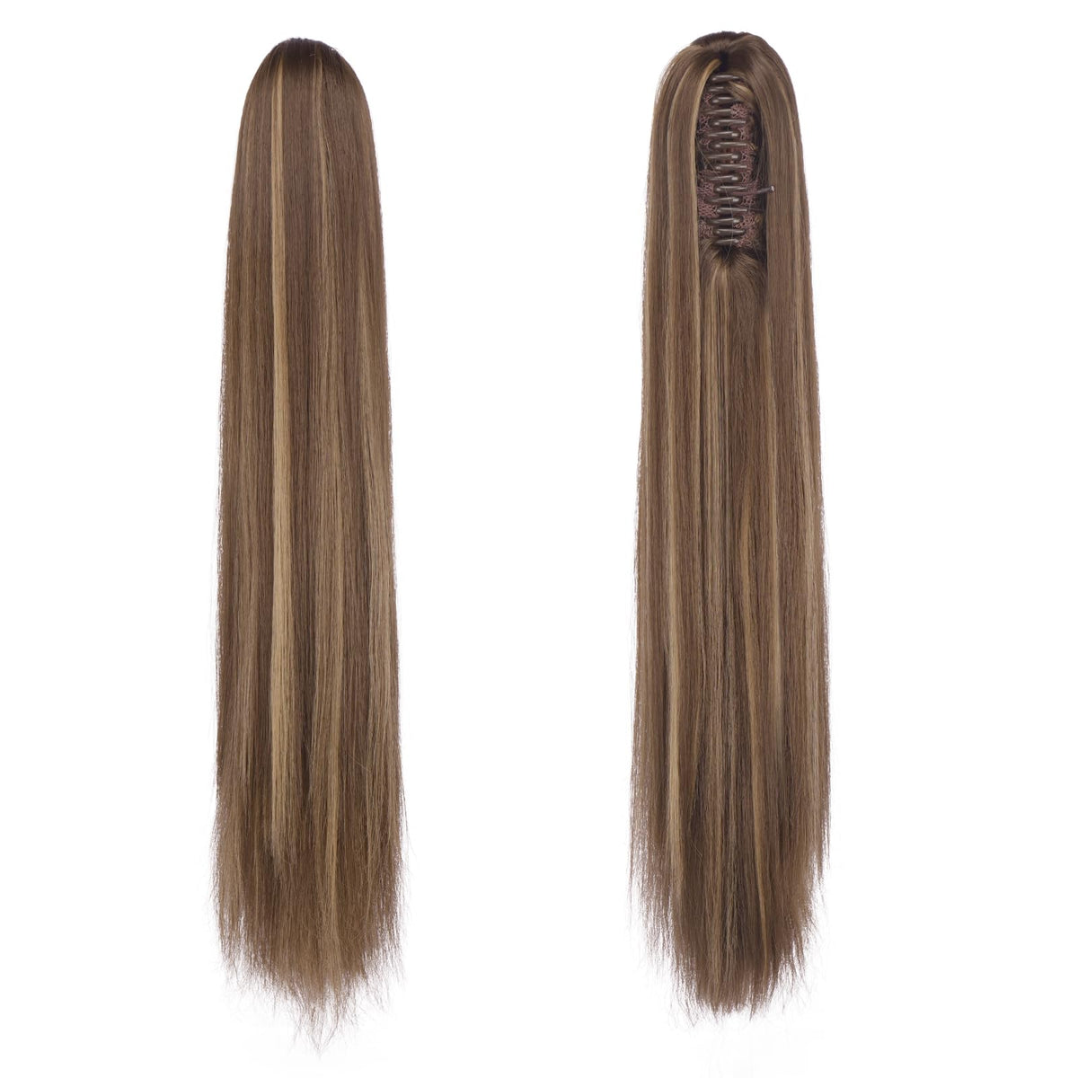 FESHFEN ponytail with drawstring attachment offers versatile wear.