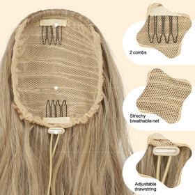 FESHFEN drawstring ponytail adds instant length and effortless texture.