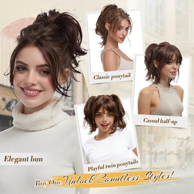 FESHFEN versatile accessory for office, cosplay, and everyday outfits.