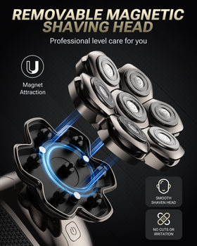 Feysfew USB charging provides flexible power for home or travel grooming.