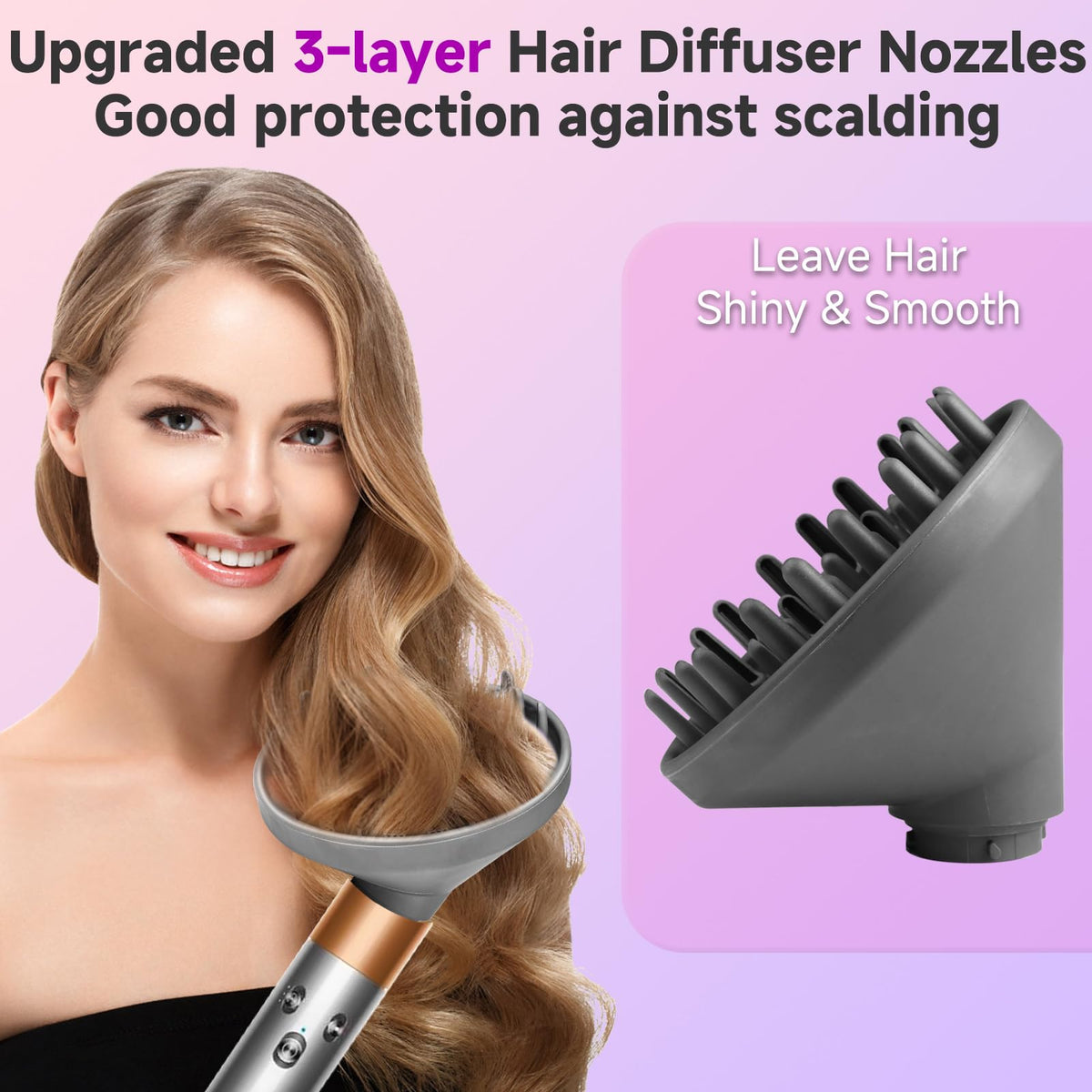 FFsign balanced airflow diffuser delivers smooth waves for busy mornings.