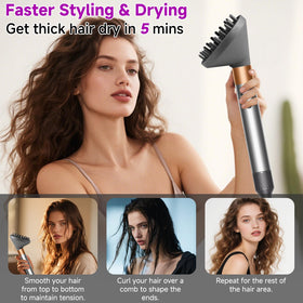 FFsign root-lift diffuser creates voluminous curls with gentler airflow.