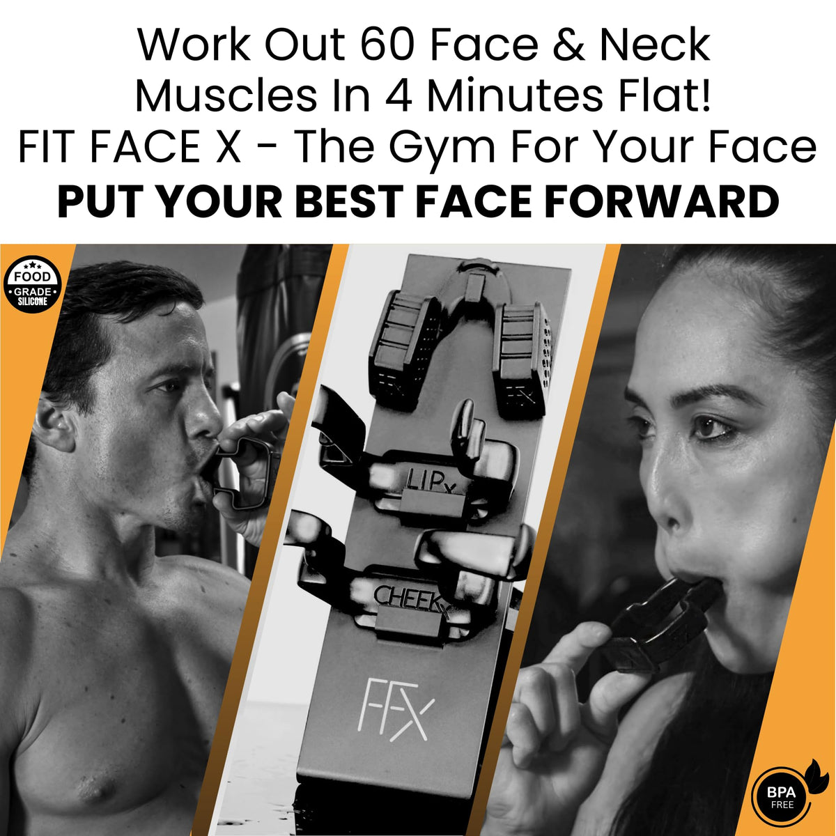 FFX Chin X neck exerciser targeting double chin and neck muscles