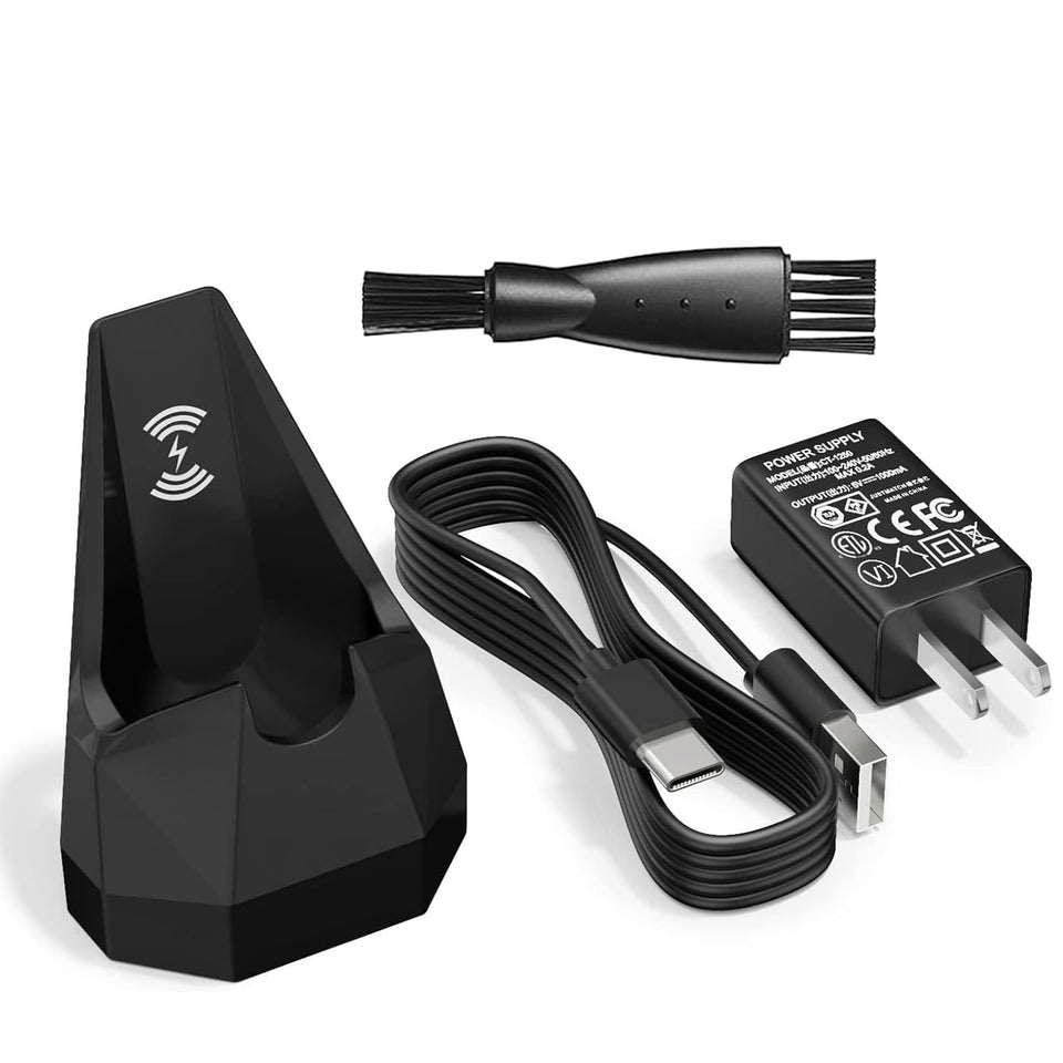 FGIEU Manscaped 4.0 charger dock powers Lawn Mower 4.0 reliably.