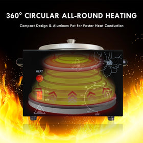 FHATSJ spa-ready wax warmer ideal for home and salon use