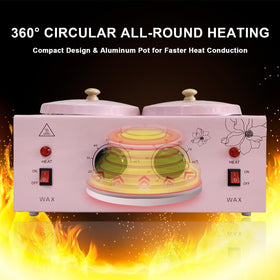 FHATSJ travel-friendly wax warmer ideal for home, spa, or on-the-go waxing sessions.
