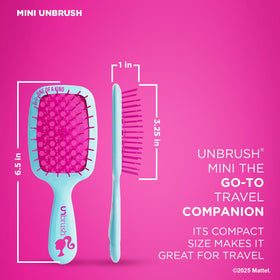 FHI Barbie UNbrush ultra-light handle for comfortable grip during detangling