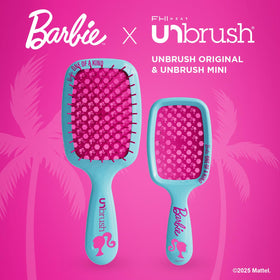 FHI Barbie UNbrush Mini bristles for quick detangling on shorter hair