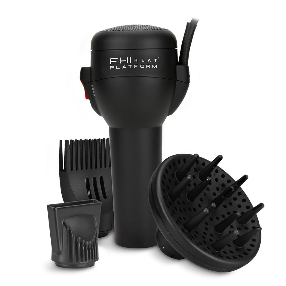 FHI Heat Platform Blow Out handleless dryer front view for precise styling