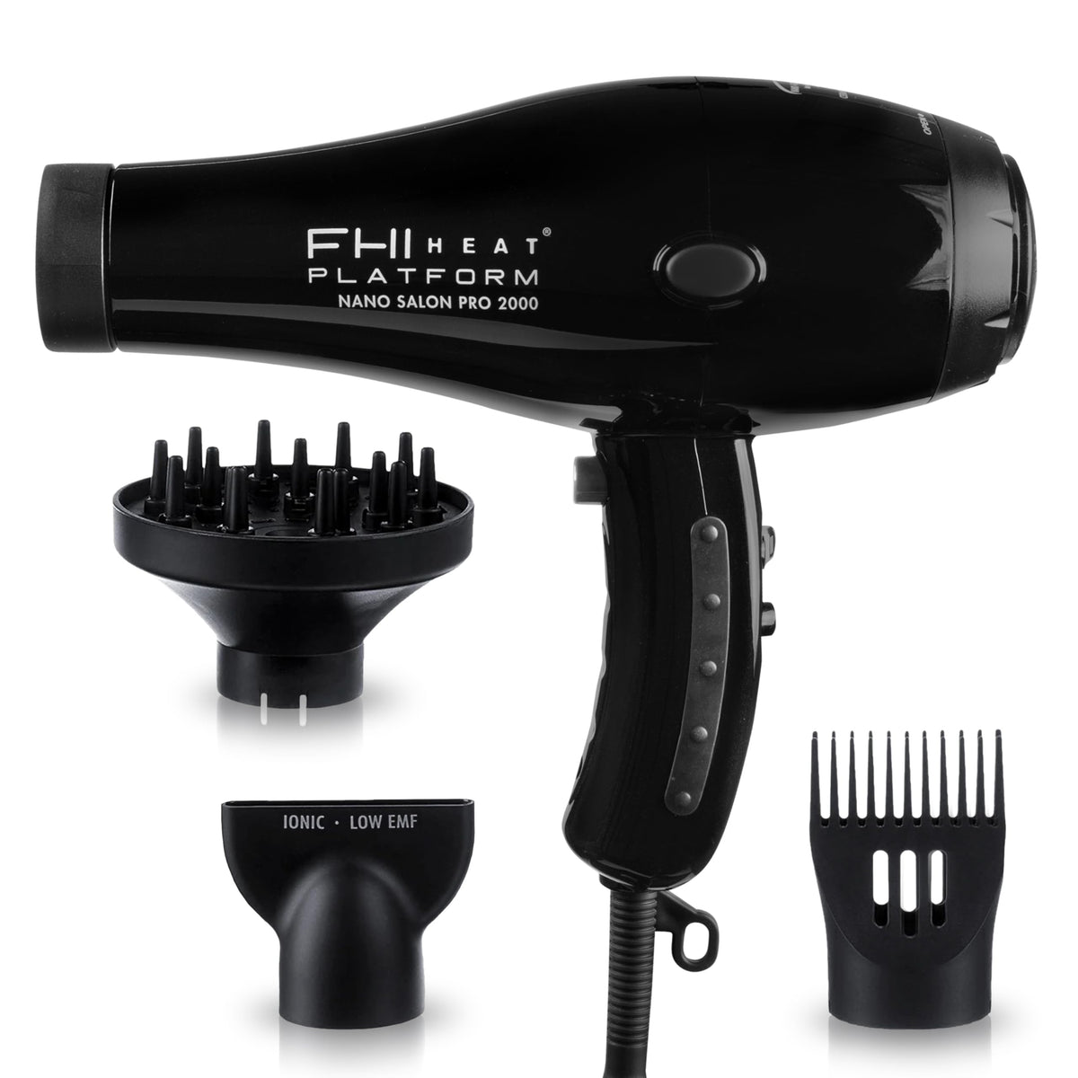 FHI Heat Platform Nano Pro 2000 dryer front view for fast, even drying.