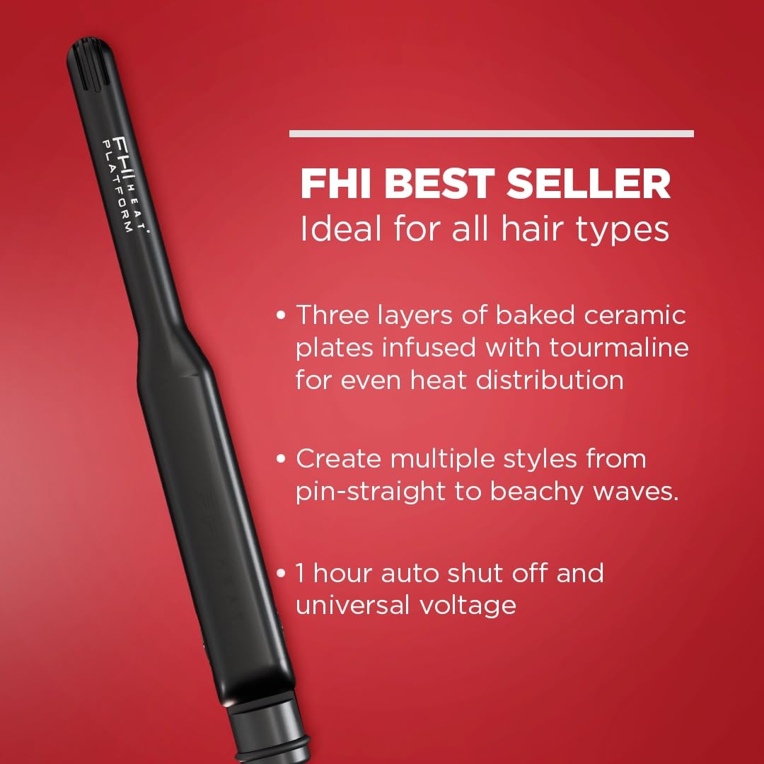 FHI Heat Platform Pro in-use styling creates sleek, glossy hair results.