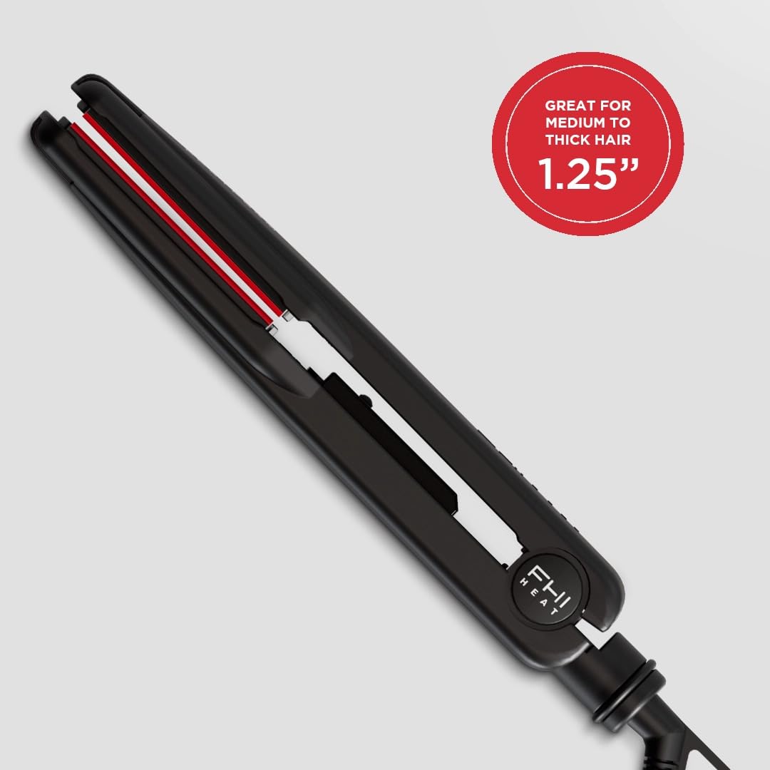 FHI Heat Platform Pro moisture-locking-ions reduce frizz and enhance shine.