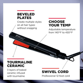FHI Platform Pro tourmaline ceramic plates for frizz control and shine