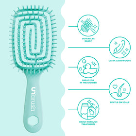 FHI Heat UNbrush Flex in shower detangles wet hair efficiently