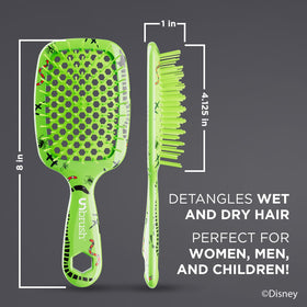 FHI Heat UNbrush lightweight handle—easy grip during detangling sessions.
