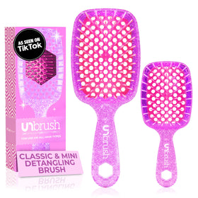 FHI Heat UNbrush Original detangling brush with DuoFlex bristles for pain-free detangling