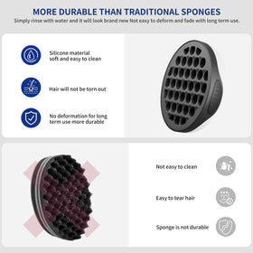 FIABC folding comb included for detangling on the go