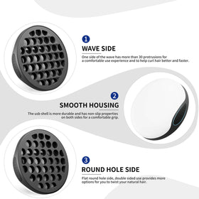 FIABC user-friendly hair styling tool for wet or dry hair