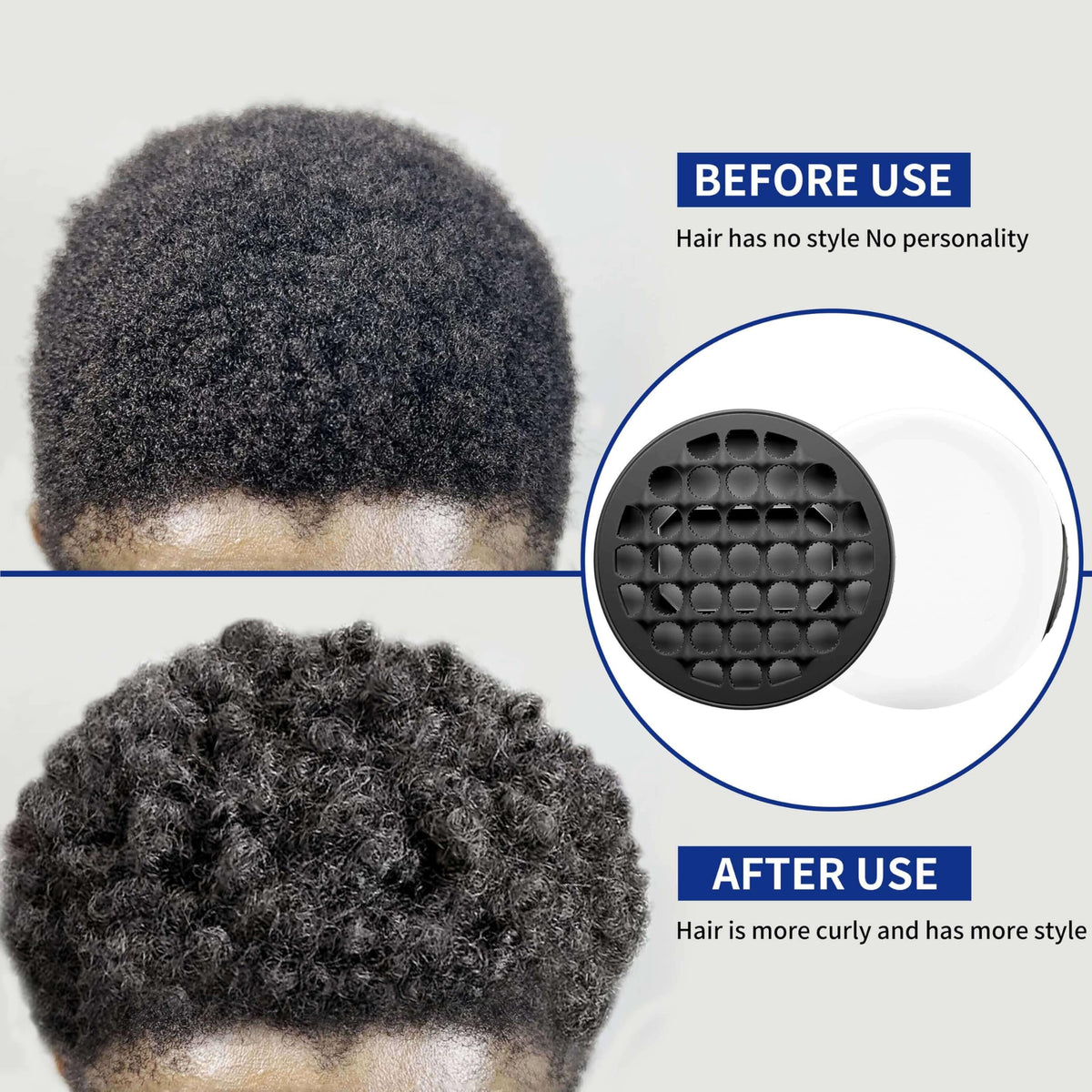 FIABC silicone curl brush made of soft non-slip material