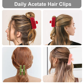 FidesAmor large rectangle clip olive green texture and rounded edges prevent snagging.