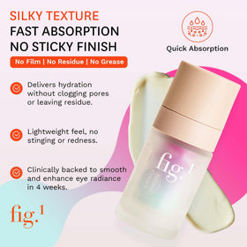 Fig.1 Fragrance-free eye cream is dermatologist-tested for sensitive skin.