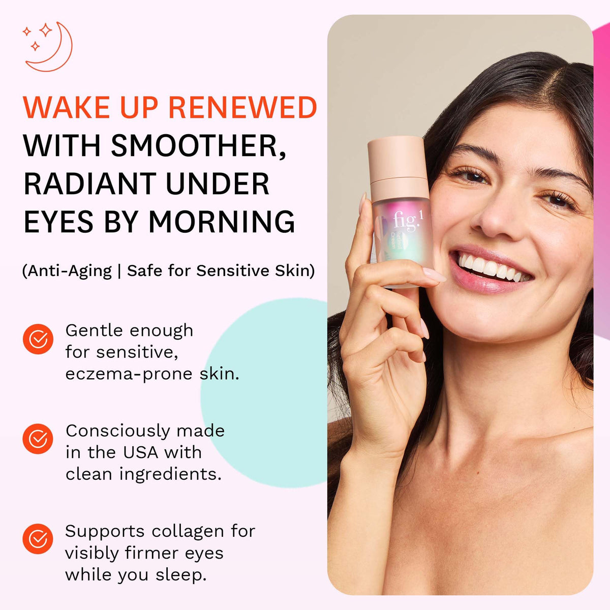 Fig.1 Pro Retinol Eye Cream texture close-up showing light, fast-absorbing hydration.