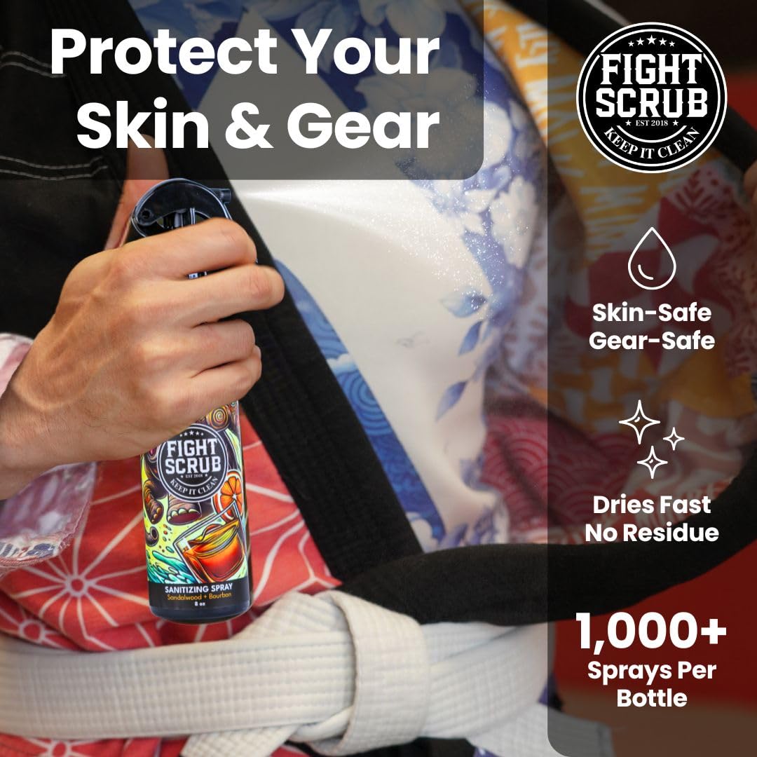 Fight Scrub 8oz travel bottle ready for tournaments and camps