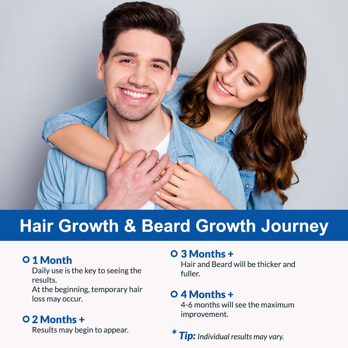 FIGTORUS foam on scalp providing fuller-looking hair
