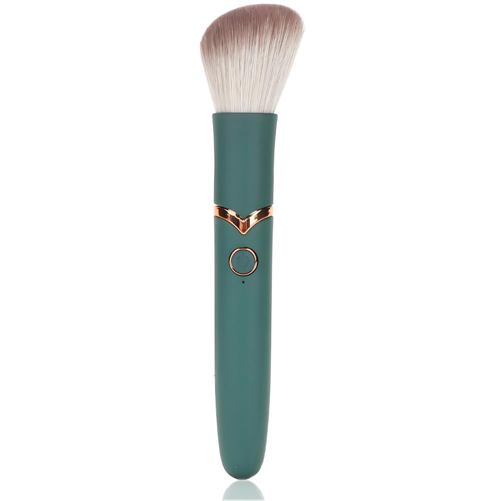 The FILFEEL electric makeup brush features a compact design for travel and quick blending.