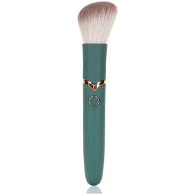 The FILFEEL electric makeup brush features a compact design for travel and quick blending.