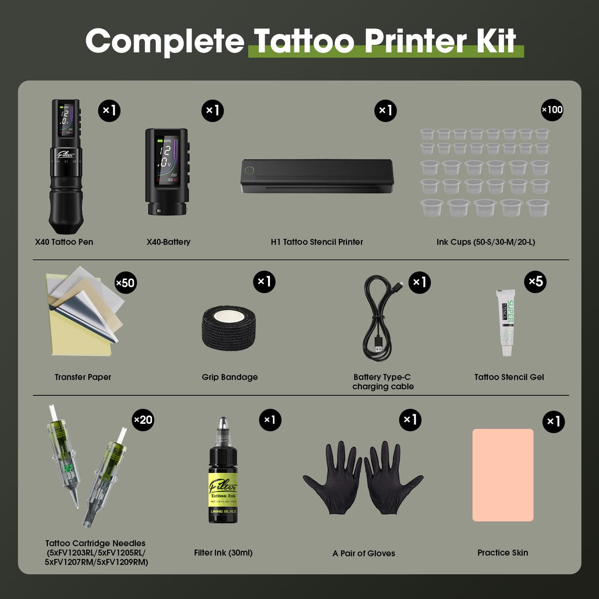 Filter ink cups 100-pack keeps shading sessions tidy.