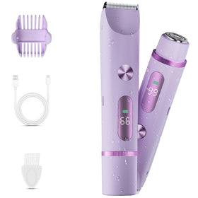 FIMOSON Bikini Trimmer with dual heads for versatile body and facial grooming