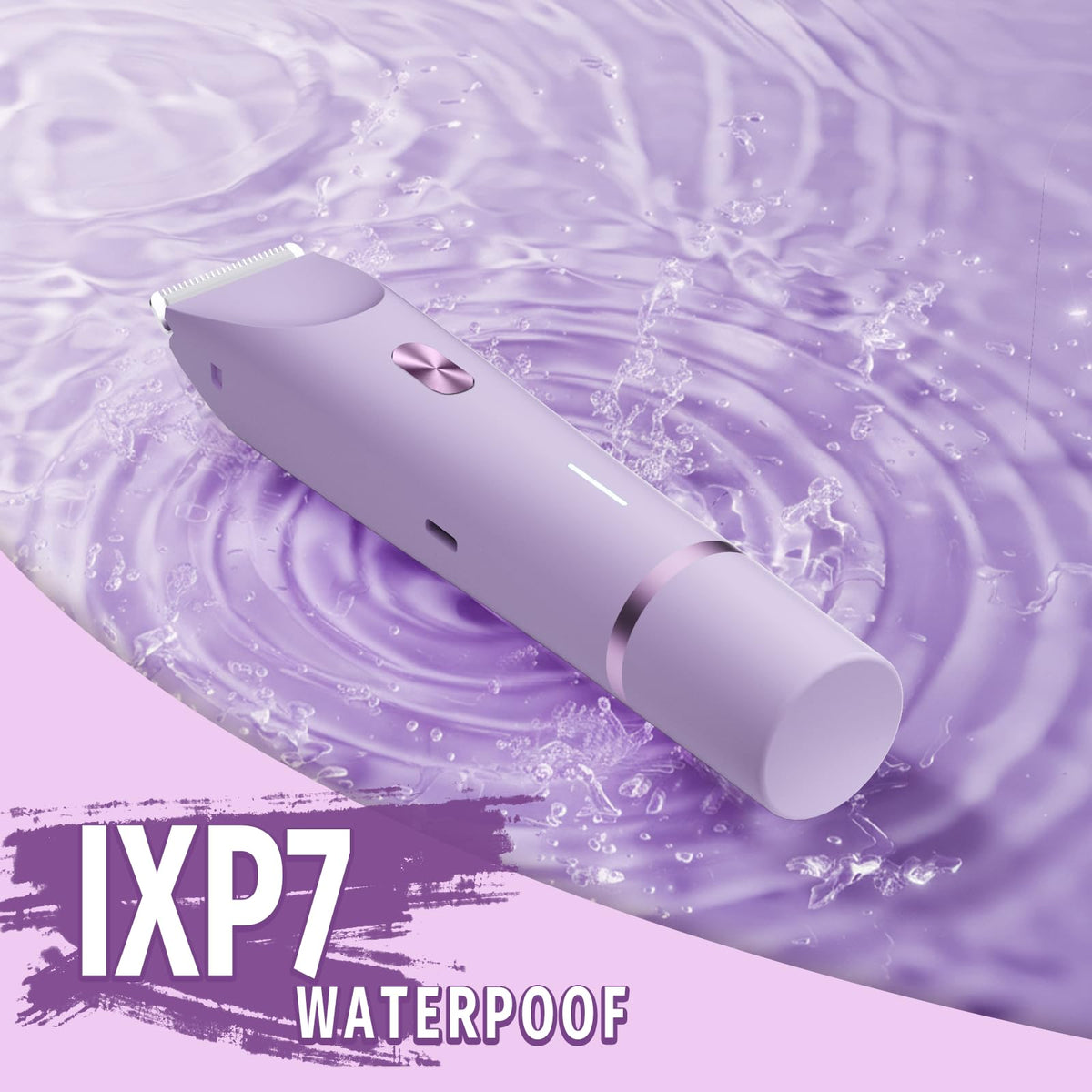 FIMOSON detachable heads and purple body enable versatile grooming.